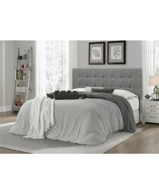 Contemporary Button-Tufted Headboard in Upholstered Fabric