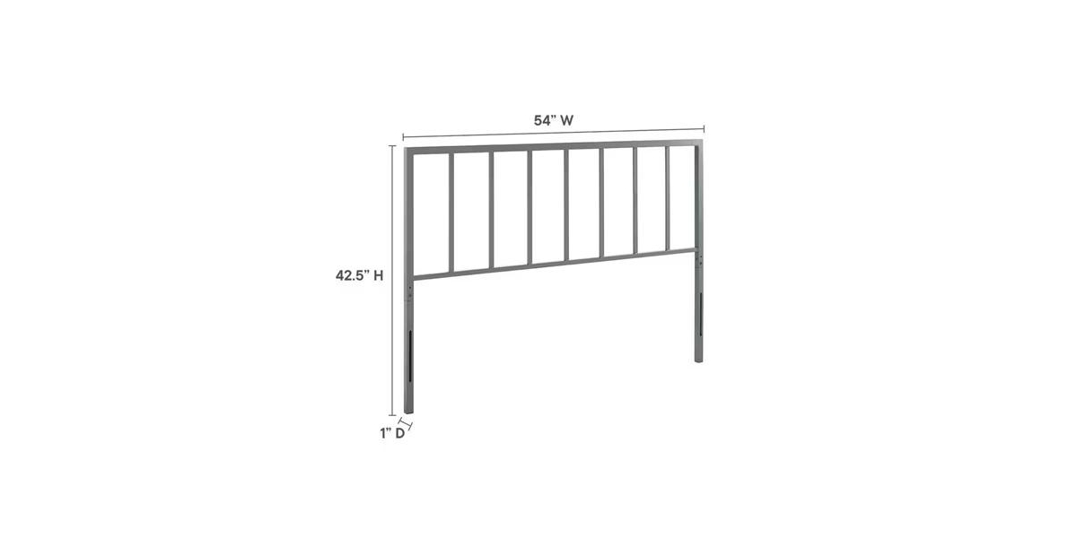 Slickblue Metal Headboard in Modern Classic Style - Perfect for Any Decor