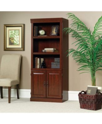 High 3-Shelf Wooden Bookcase with Storage Drawer