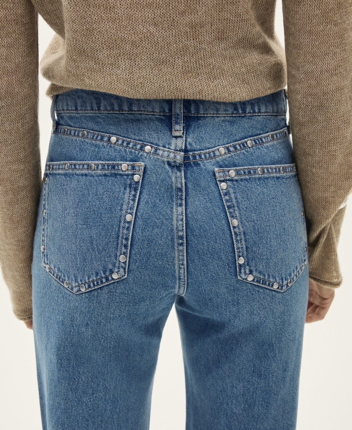 Mango Women's Decorative Studs Billie Jeans