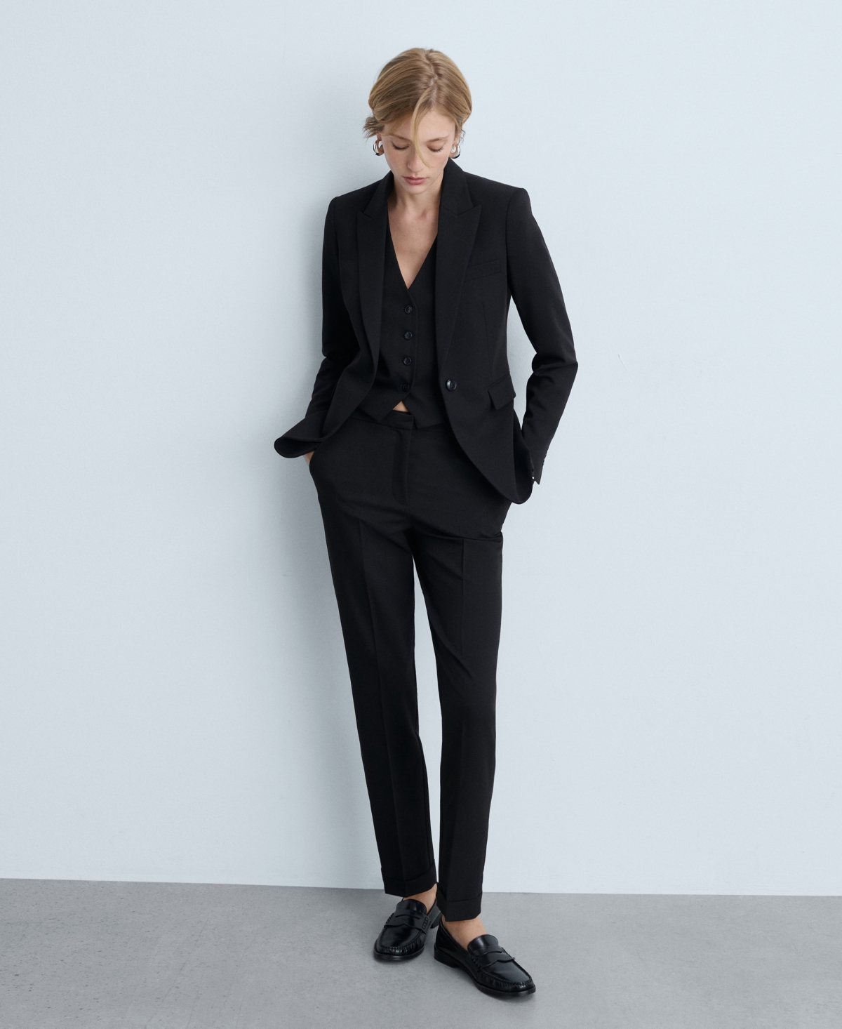 Mango Women's Straight Suit Pants