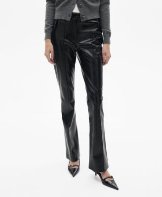 Women's Leather-Effect Skinny Pants