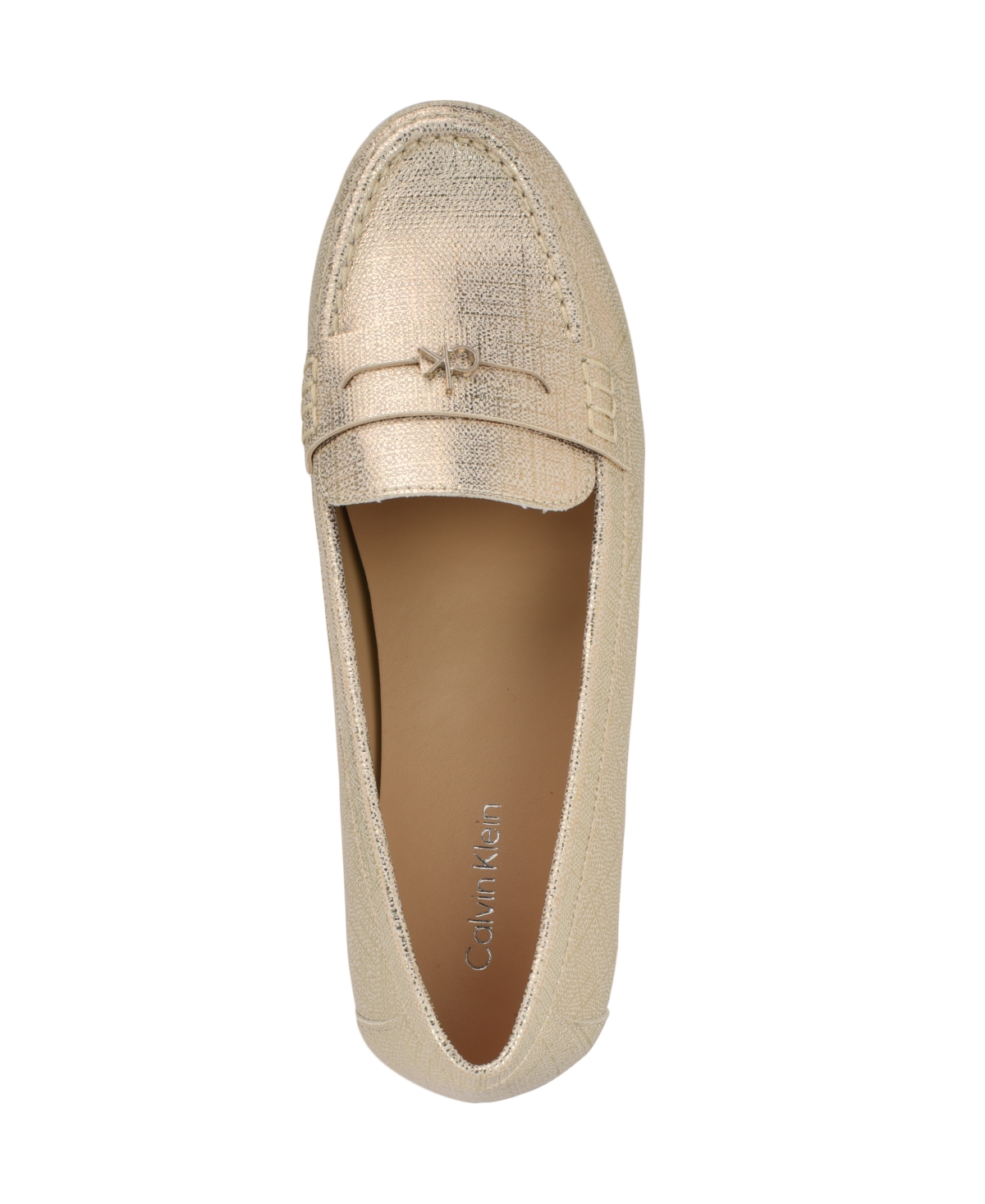 Calvin Klein Women's Women's Lassa Loafer In Gold