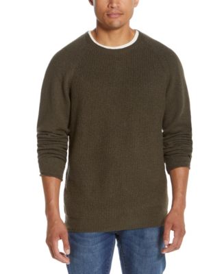 Weatherproof Vintage Men's Crew Neck Sweatshirt - 80% Cotton, Medium Weight, Navy, Medium