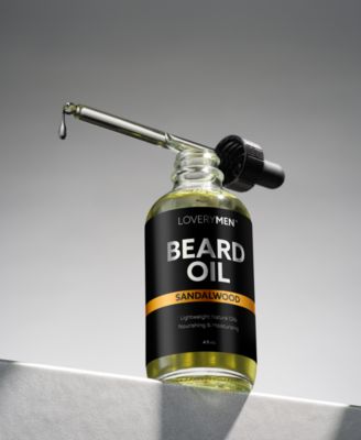 LoveryMen Sandalwood Beard Oil, 4 oz.