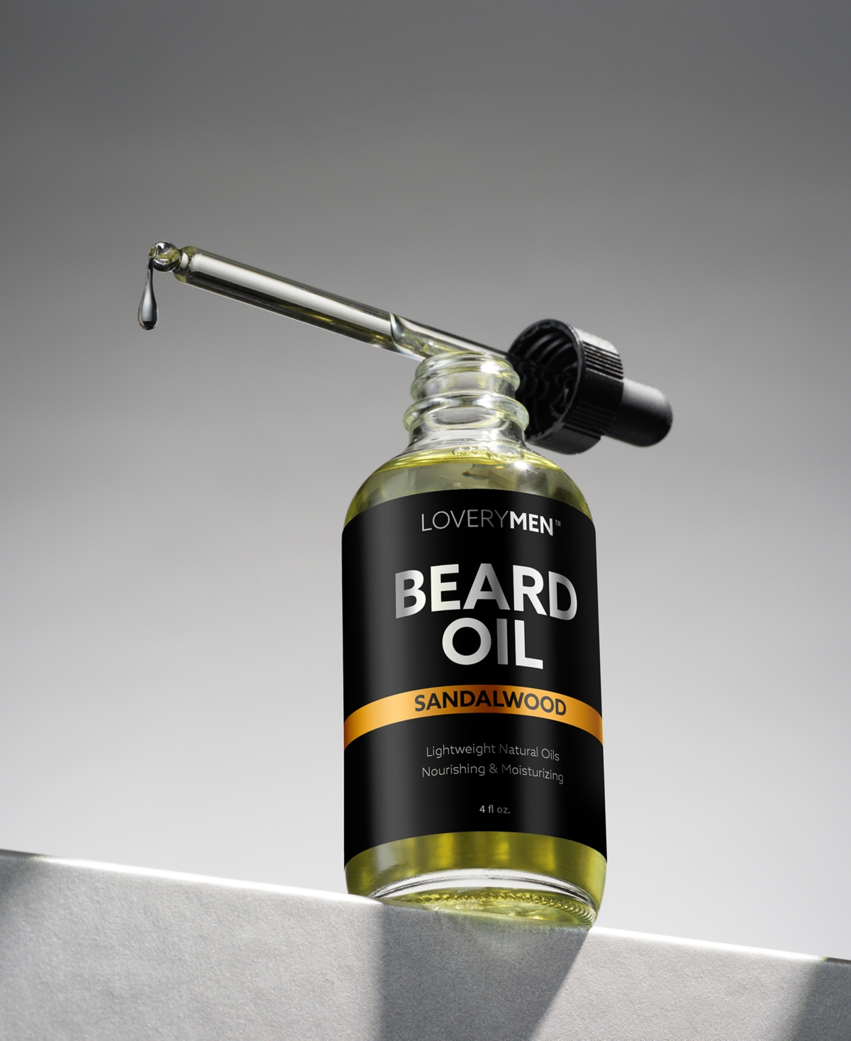 Lovery Men Sandalwood Beard Oil, 4 Oz. In No Color