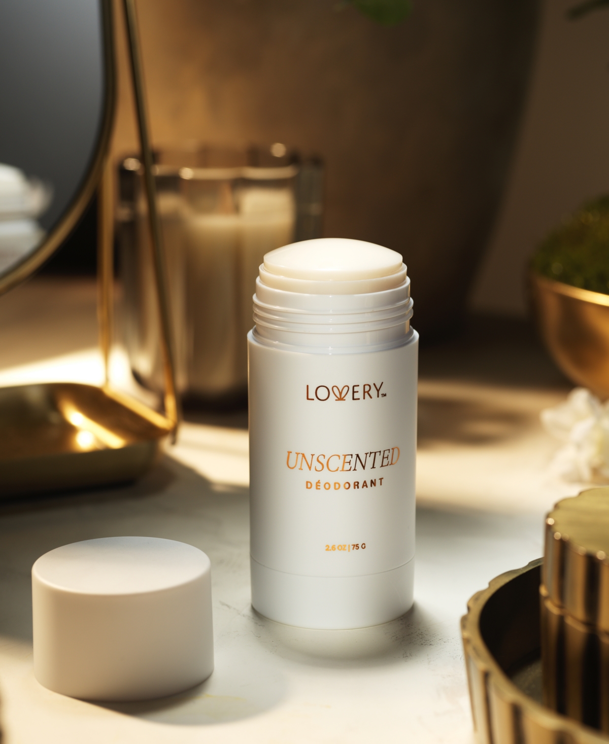 Lovery Unscented Deodorant Stick, 2.6 Oz. In No Color