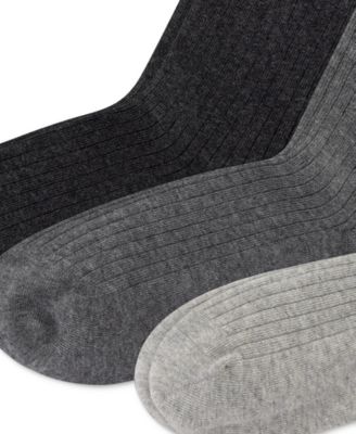 Women's 3-Pk. Classic Rib Trouser Socks