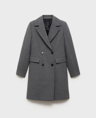 Women's Double-Breasted Wool Coat