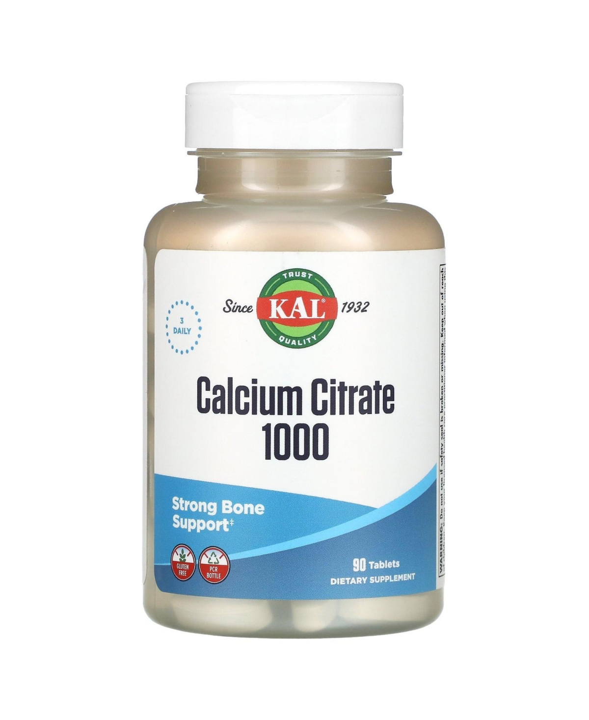 Calcium Citrate 1000 - 90 Tablets (333 mg per Tablet)