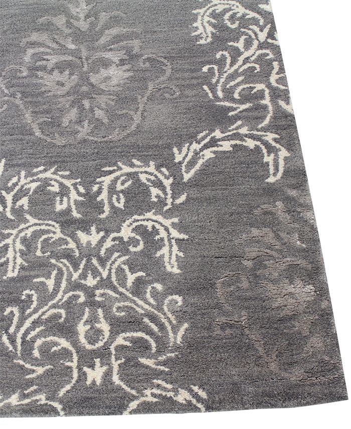 Macy's Fine Rug Gallery Orleans Dumaine Grey 8'6" x 11'6" Area Rug Macy's