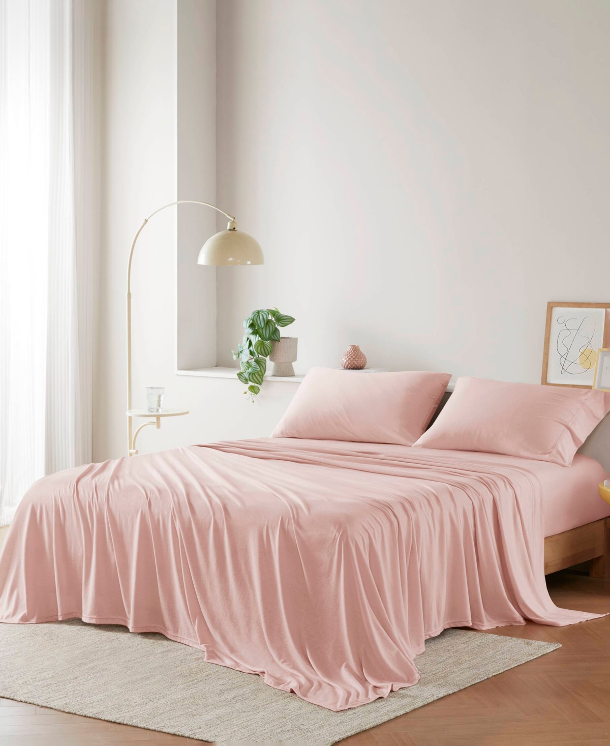 Intelligent Design Jersey-Knit Cotton Blend -Pc. Sheet Set