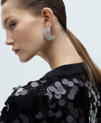 Women's Paillettes Knit Cardigan