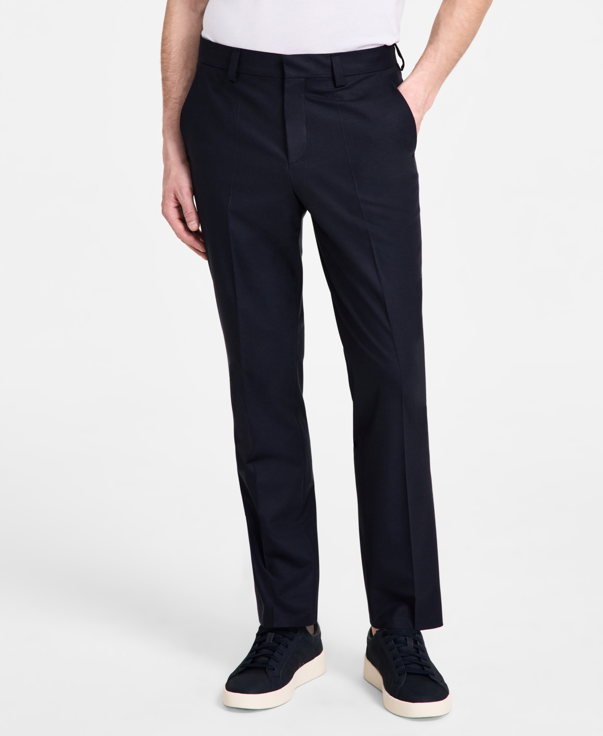 Hugo Boss Hugo By  Men's Modern-fit Wool Blend Suit In Navy