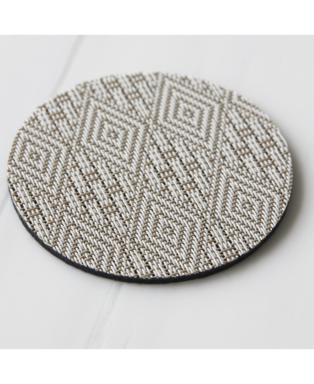 Chilewich Martha Stewart Boxwood Set Of 4 Round Coasters