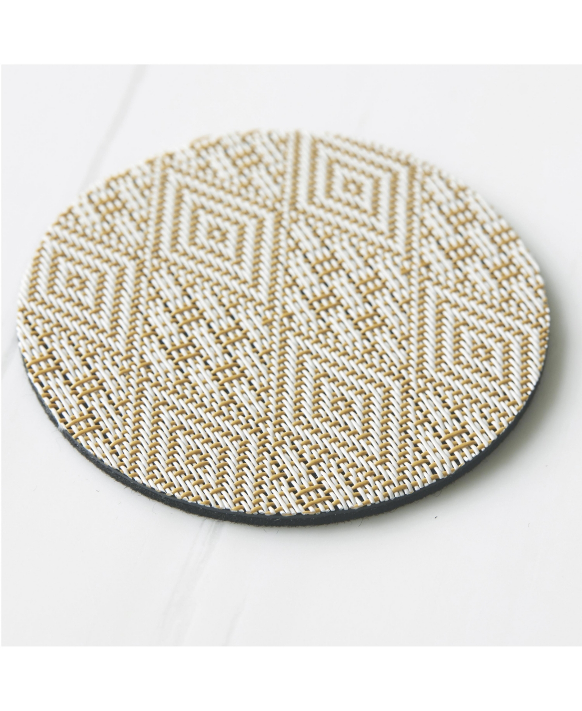 Chilewich Martha Stewart Boxwood Set Of 4 Round Coasters