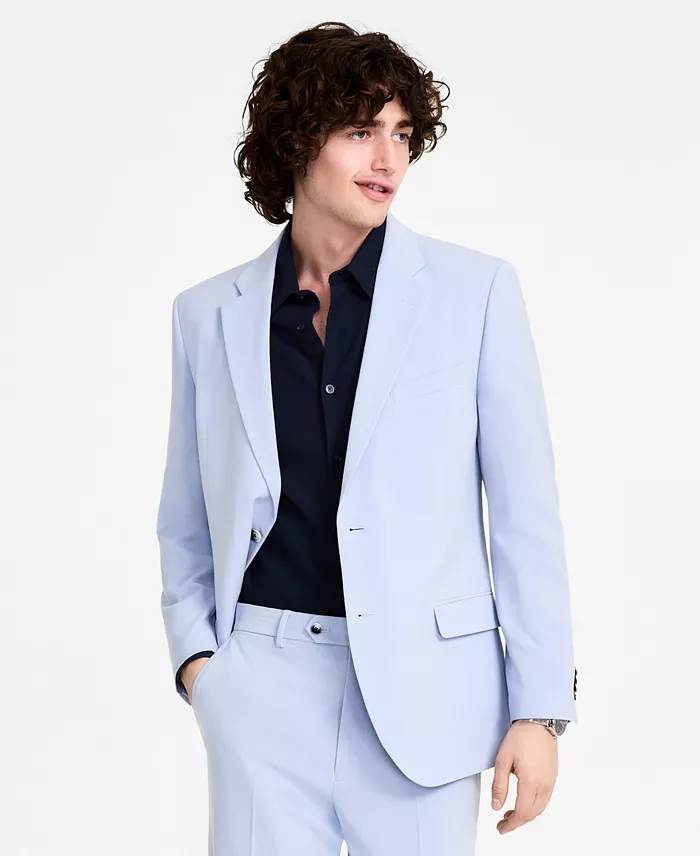 Men's Modern-Fit Bi-Stretch Suit - thumbnail 10