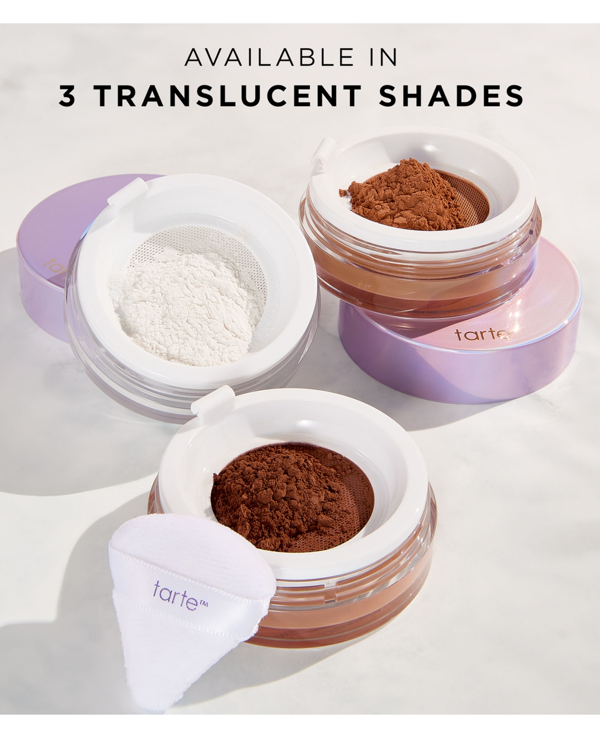 Tarte Creaseless Setting & Brightening Powder In Honey