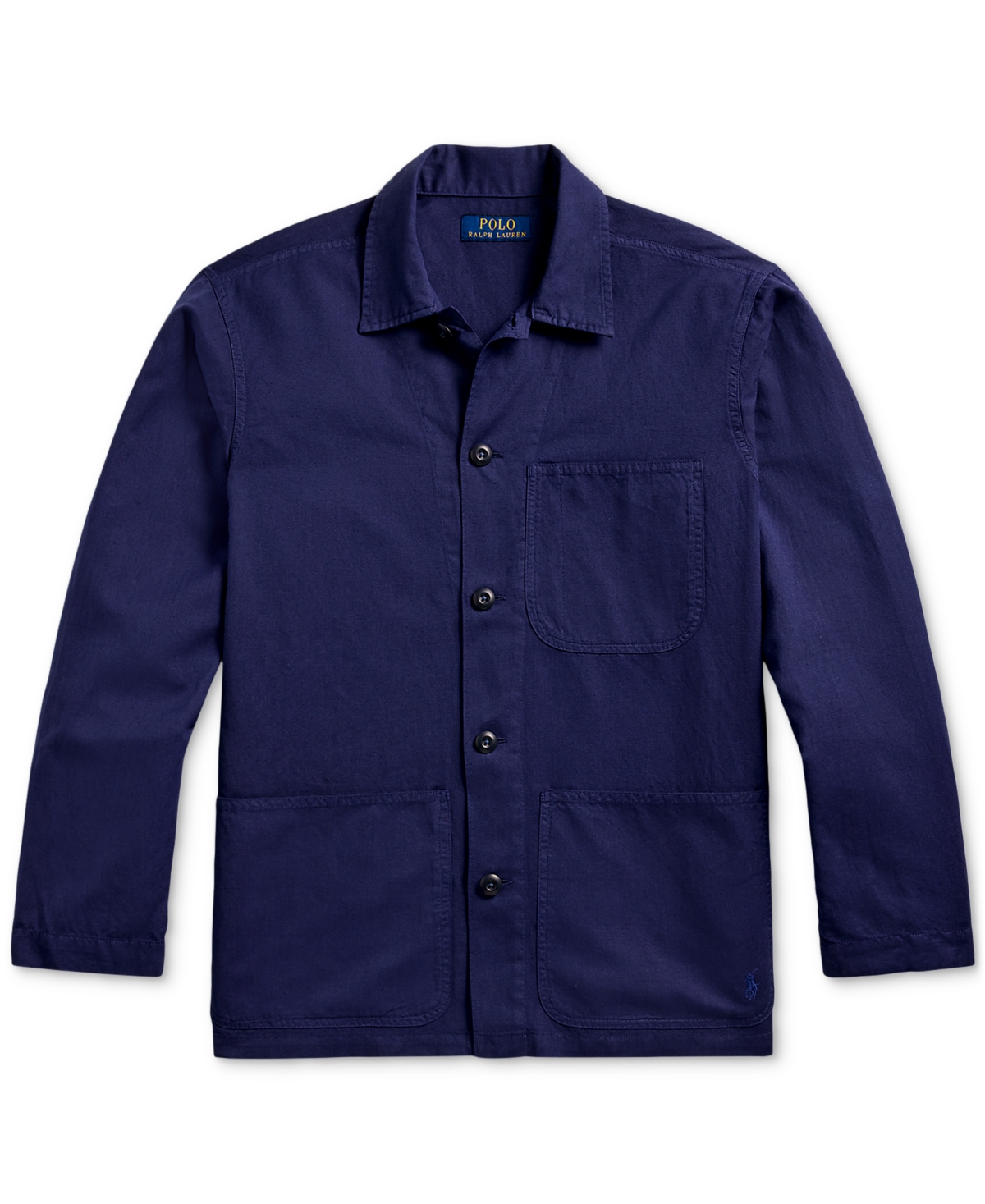 POLO RALPH LAUREN MEN'S LINEN-COTTON OVERSHIRT 