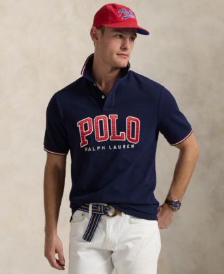 Men's Classic-Fit Logo Mesh Polo Shirt