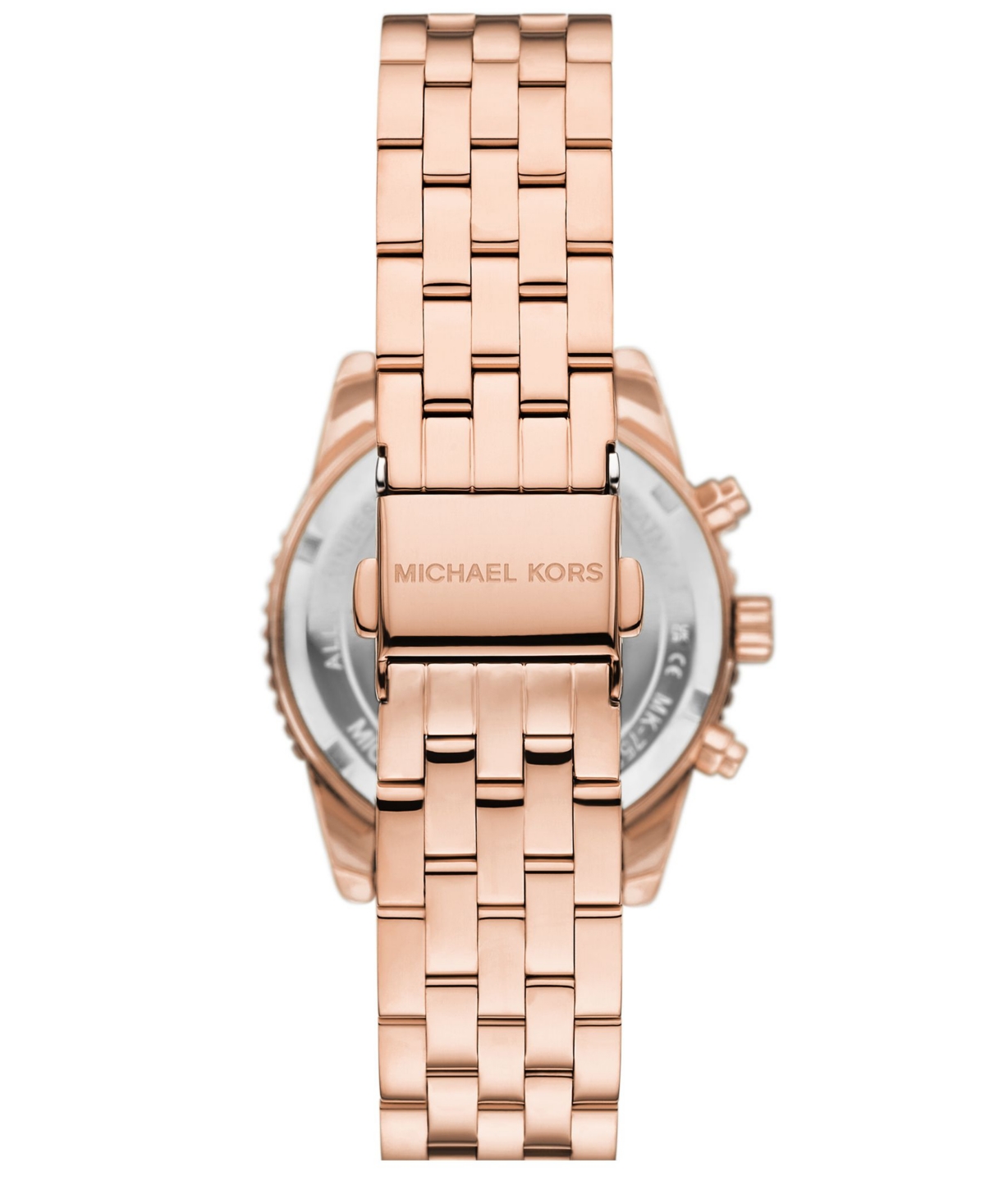 Michael Kors Women's Mini Bryant Chronograph Rose Gold-tone Stainless Steel Watch, 35mm In Rose Gold-tone