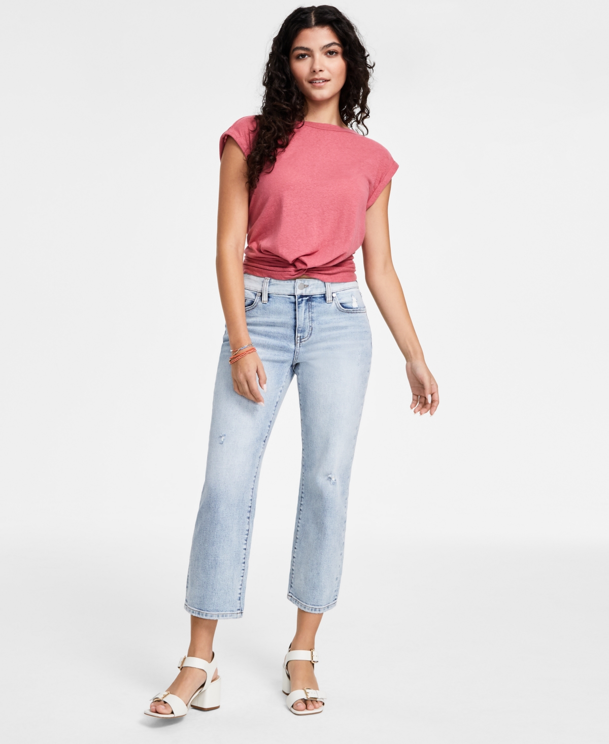 Women's Liv Color Blocked Non-Skinny Jeans - South Beach