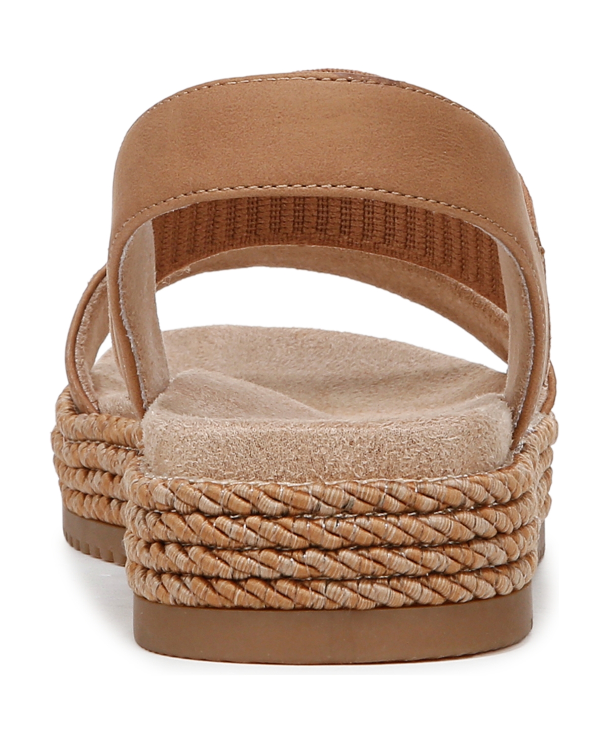 Shop Soul Naturalizer Women's Diana Flatform Sandals In Cookie Dough Faux Nubuck