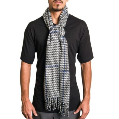 Men's Scarf Soft 80 Inch Long Warm Scarves Plaids Winter Shawl