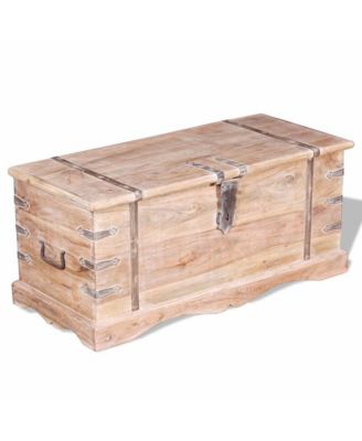 Storage Chest Acacia Wood