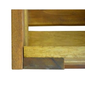 Apple Crate Set 2 Pieces Solid Acacia Wood