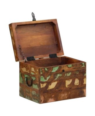 Reclaimed Storage Box Solid Wood