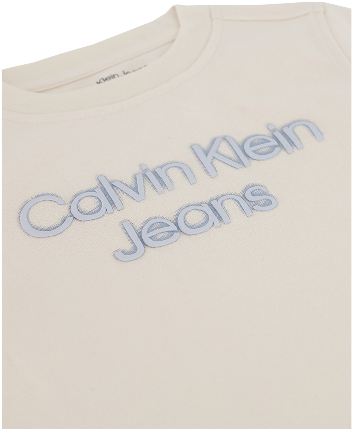 Calvin Klein Toddler And Little Boys Short Sleeve Logo Tee And Printed Twill Shorts, 2-piece Set