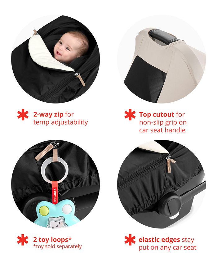 Skip Hop All Season Car Seat Cover - Ivory/Cream