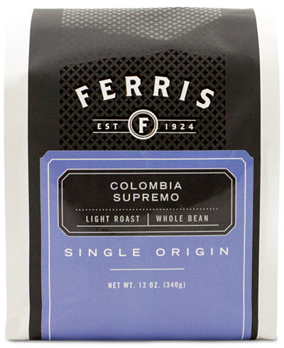 Ferris Colombia Supremo Light Roast Whole Bean Coffee