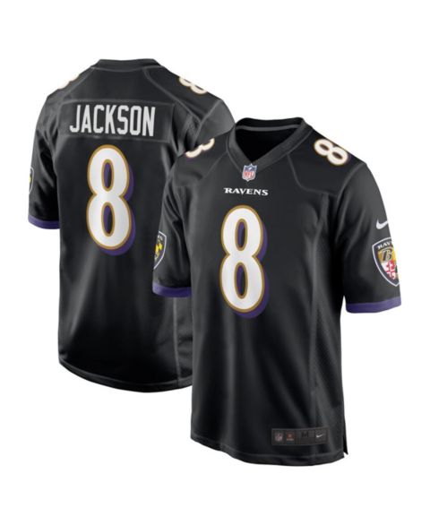 Мужской топ Nike Lamar Jackson Black Baltimore Ravens Alternate Game Jersey