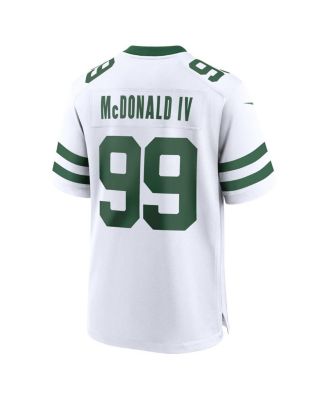 Men's Will McDonald IV Legacy White New York Jets Game Jersey