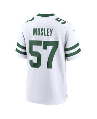 Men's C.J. Mosley Legacy White New York Jets Game Jersey