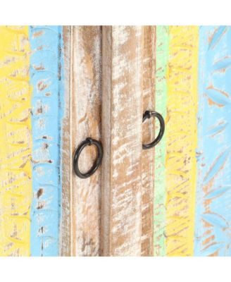 Sideboard 24"x13.8"x29.9" Rough Acacia Wood