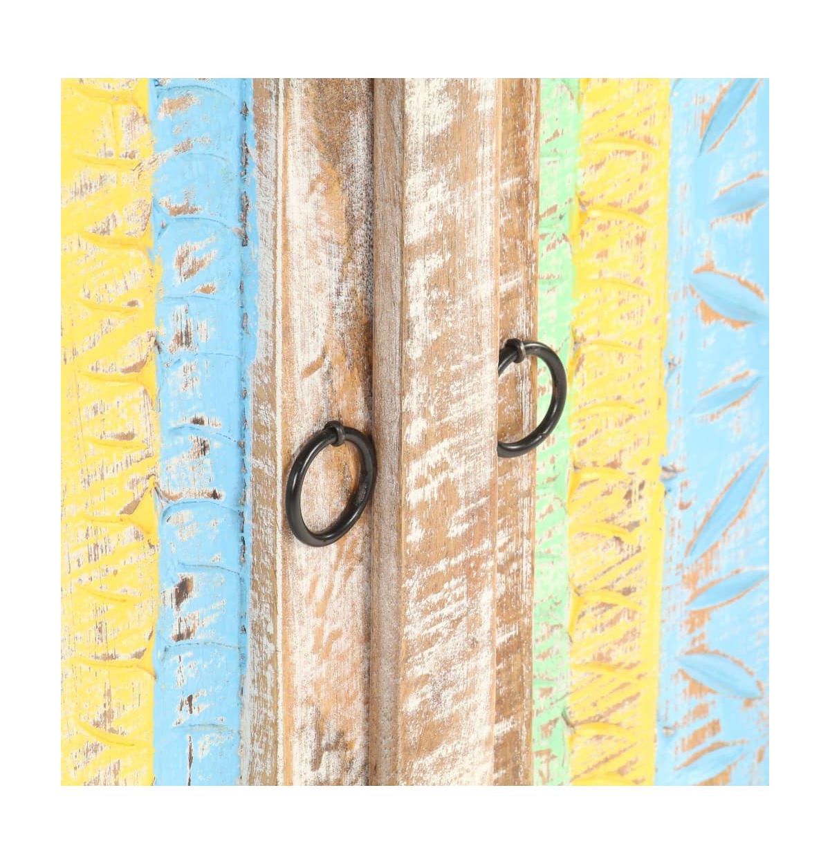 Sideboard 24"x13.8"x29.9" Rough Acacia Wood