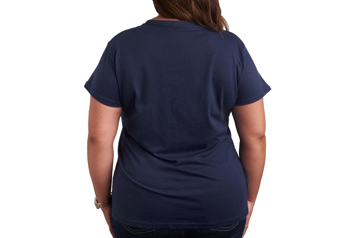 Hybrid Apparel Plus Size Trendy Patterned Shamrock Graphic Crew Neck T-shirt In Blue