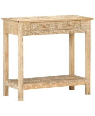 Console Table 31.5"x13.8"x29.1" Solid Mango Wood