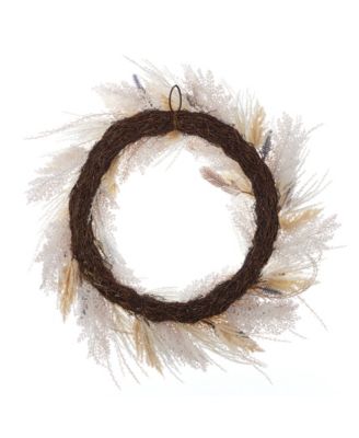 28" Fall Fields Bouquet with Pampas Wreath