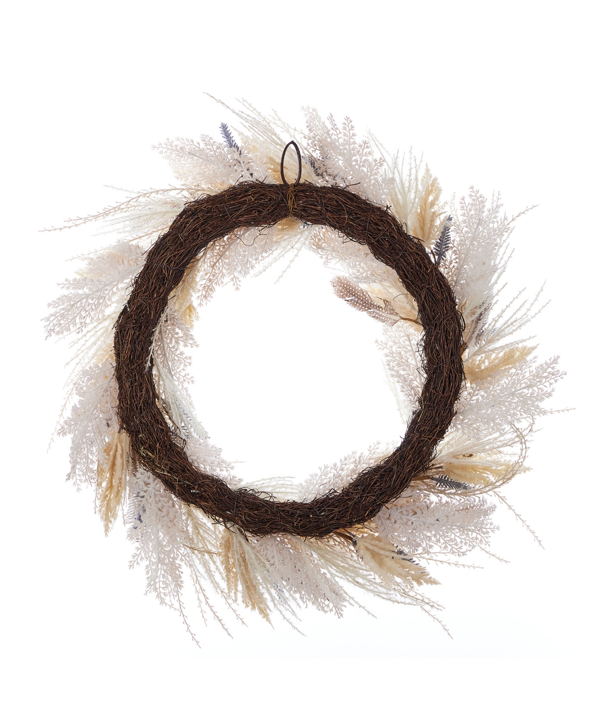 Seasonal 28" Fall Fields Bouquet with Pampas Wreath