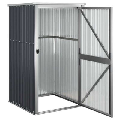 Tool Shed Anthracite Galvanized steel, Metal, Plastic Standard
