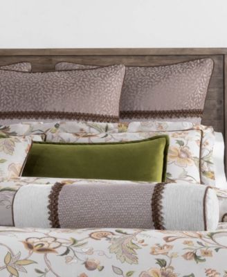 Esmeralda Jacobean Print Decorative Pillow, 18" x 18"