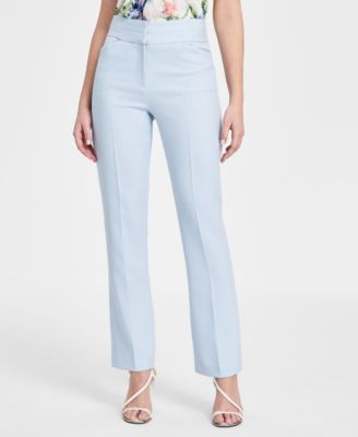 Tahari ASL - Women's Mid-Rise Flare-Leg Pants