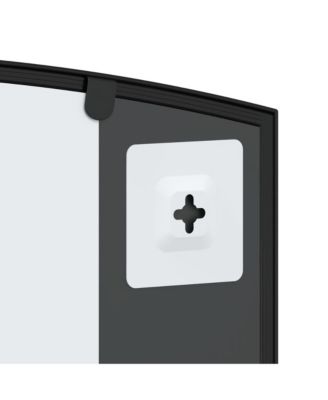 Wall Mirror Black 39.4"x23.6" Arch Iron