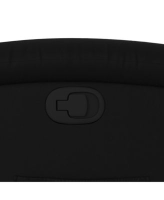 Recliner Chair Black Faux Leather