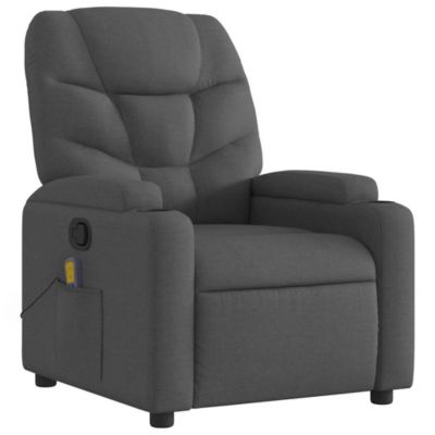 Massage Recliner Chair Dark grey