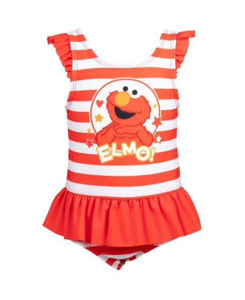 Купальники Sesame Street Toddler Girls Elmo One Piece Bathing Suit Dress